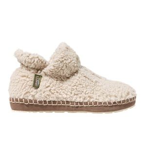 NWOT LLBean slipper bootie in natural